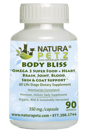 Body Bliss - OMEGA 3 Super Food + Heart, Brain, Joint, Blood, Skin & Coat Support* - Natura Petz Organics
 - 1