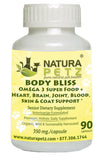 Body Bliss - OMEGA 3 Super Food + Heart, Brain, Joint, Blood, Skin & Coat Support* - Natura Petz Organics
 - 3