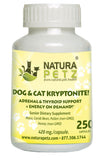 Dog and Cat Kryptonite - Endocrine Support - Adrenal, Thyroid, Hypothalamic & Pituitary Support* - Natura Petz Organics
 - 6