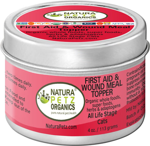First Aid & Wound Meal Topper for Dogs and Cats*  - Internal and External First Aid Remedy* - Natura Petz Organics
 - 1