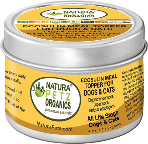 Ecosulin Meal Topper* - Pancreatic Support Meal Topper for Dogs and Cats* - Natura Petz Organics
 - 1