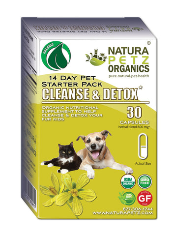 Cleanse & Detox Starter Pack for Dogs* Cleanse & Detox Starter Pack for Cats * - Natura Petz Organics
 - 1