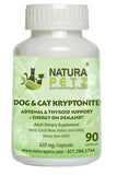 Dog and Cat Kryptonite - Endocrine Support - Adrenal, Thyroid, Hypothalamic & Pituitary Support* - Natura Petz Organics
 - 1